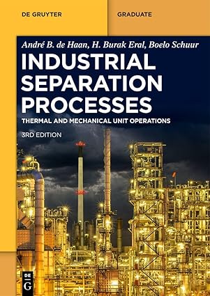 industrial separation processes thermal unit operations and mechanical unit operations 1st edition andra c b