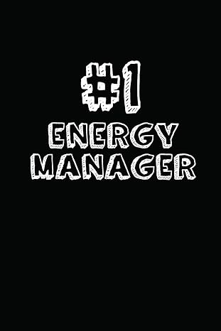 #1 energy manager blank lined notebook journal to write in 1st edition ss custom designs 1091187266,