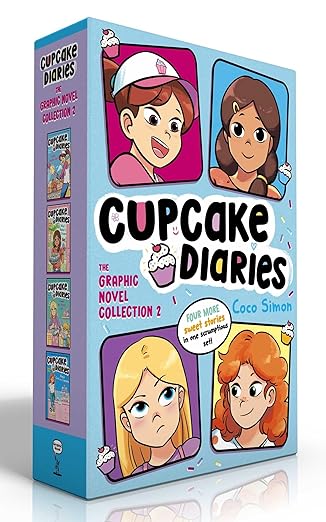cupcake diaries the graphic novel collection 2 katie batter up graphic novel/mias bakers dozen graphic