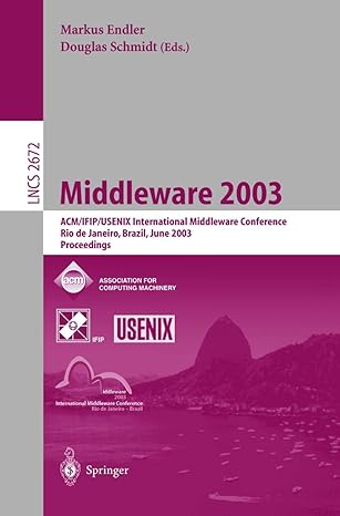 middleware 2003 acm/ifip/usenix international middleware conference rio de janeiro brazil june 16 20 2003