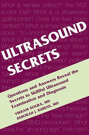 ultrasound secrets 1st edition dogra 1560535946, 978-1560535942