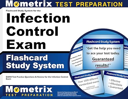 flashcard study system for the infection control exam danb test practice questions and review for the