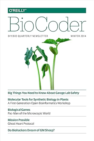 biocoder #2 winter 2014 1st edition inc o\\\'reilly media ,nina diprimio 1491900032, 978-1491900031