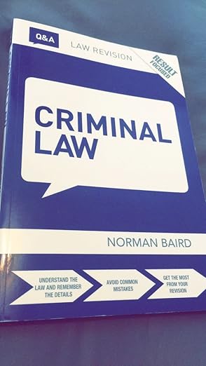 qanda criminal law 1st edition norman baird 1138787167, 978-1138787162