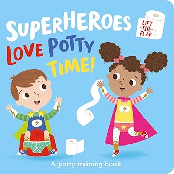 superheroes love potty time 1st edition amber lily ,kasia dudziuk 1789586429, 978-1789586428