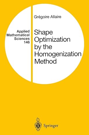 shape optimization by the homogenization method 1st edition gregoire allaire 1441929428, 978-1441929426