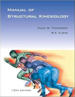 manual of structural kinesiology with powerweb/olc bind in passcard 1st edition clem w thompson ,r t floyd