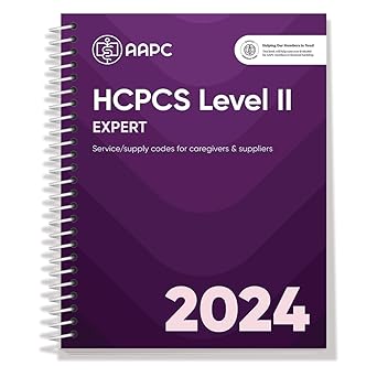 2024 hcpcs level ii expert hcpcs code book 1st edition aapc 1646318196, 978-1646318193