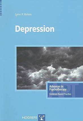 depression 1st edition lynn p rehm 0889373264, 978-0889373266