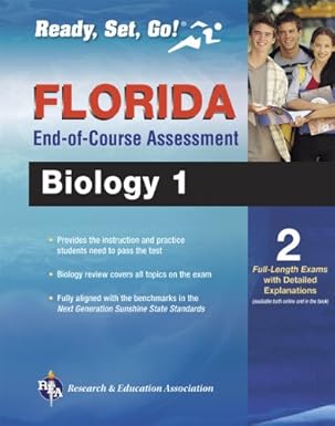 florida biology 1 end of course assessment book + online 1st edition john allen 0738611115, 978-0738611112