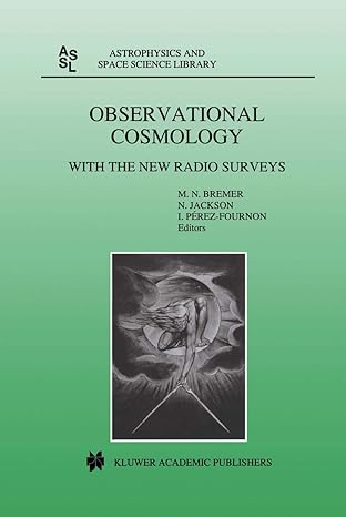 observational cosmology with the new radio surveys proceedings of a workshop held in a puerto de la cruz