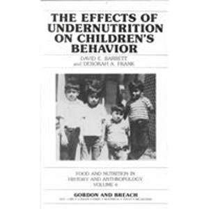 effects of undernutrition on c 1st edition david e barrett ,deborah a frank 2881241905, 978-2881241901