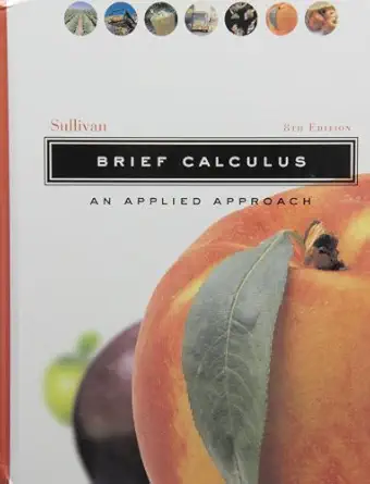 brief calculus an applied approach   revised version with wileyplus stand alone set 1st edition michael