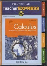 prentice hall calculus grhical numerical algebraic 1st edition various 013201422x, 978-0132014229