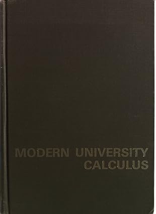 modern university calculus with coordinate geometry 1st edition stoughton bell 0816204845, 978-0816204847