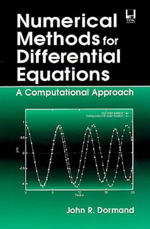 numerical methods for differential equations a computational approach 1st edition j r dormand 0849394333,
