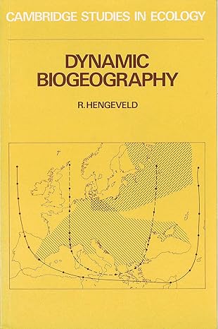 dynamic biogeography 1st edition r hengeveld 0521437563, 978-0521437561