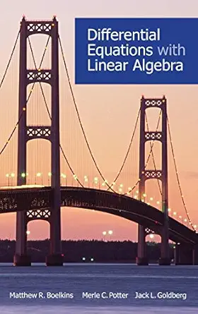Differential Equations With Linear Algebra 1st Edition Boelkins PDF ...