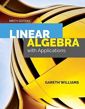 Linear Algebra With Applications 1st Edition Williams PDF | Solutioninn.com