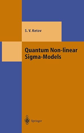 quantum non linear sigma models from quantum field theory to supersymmetry conformal field theory black holes