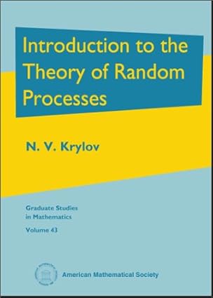 introduction to the theory of random processes 1st edition n v krylov 0821829858, 978-0821829851