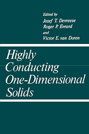 highly conducting one dimensional solids 1st edition j devreese 1461328977, 978-1461328971