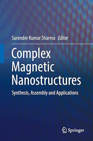 complex magnetic nanostructures synthesis assembly and applications 1st edition surender kumar sharma