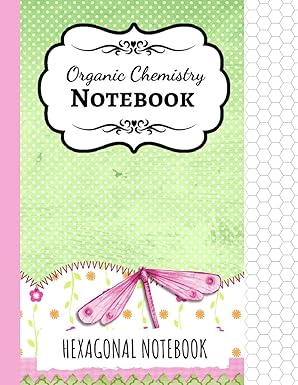 organic chemistry notebook hexagonal graph paper / journal / workbook 1/4 inch hexagons gifts for chemists