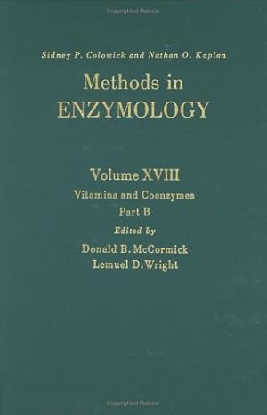 vitamins and coenzymes part b 1st edition nathan p kaplan ,nathan p colowick ,donald b mccormick ,lemuel d