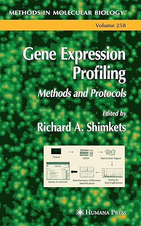 gene expression profiling 1st edition richard a shimkets 1588292207, 978-1588292209