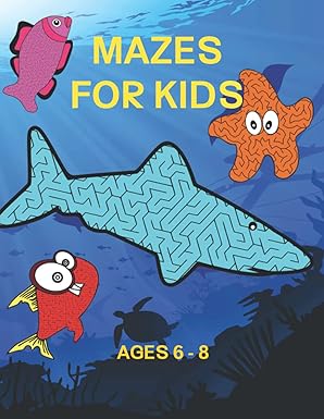 mazes for kids ages 6 8 ocean themed books for kids 1st edition richard t holt 1800496664, 978-1800496668