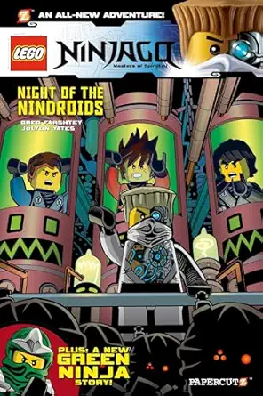 lego ninjago #9 night of the nindroids 1st edition greg farshtey ,jolyon yates 1597077070, 978-1597077071