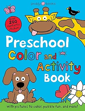 preschool color and activity book with pictures to color puzzle fun and more 1st edition roger priddy