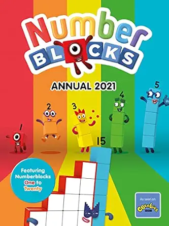 numberblocks annual 2021 as seen on cbeebies 1st edition sweet cherry publishing 1782265996, 978-1782265993
