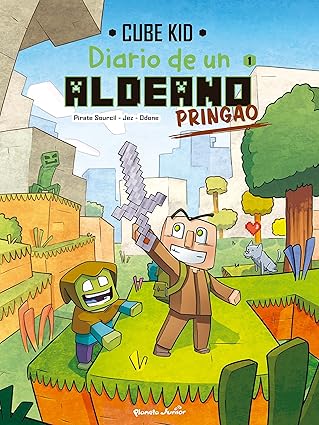minecraft diario de un aldeano pringao ca mic 1 un nuevo guerrero 1st edition cube kid ,editorial planeta s a
