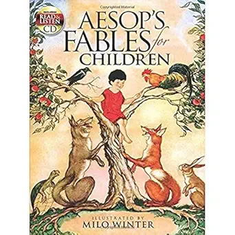 aesops fables for children includes a read and listen cd 1st edition milo winter 0486467708, 978-0486467702