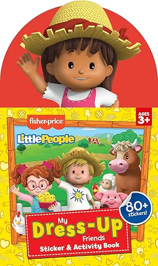 little people my dress up license sticker activity book sticker book for kids ages 3+ fun dress up stickers