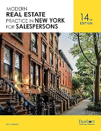 modern real estate practice in new york for salespersons including 26 unit quizzes highlighted key terms math
