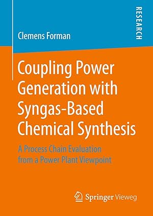 coupling power generation with syngas based chemical synthesis a process chain evaluation from a power plant