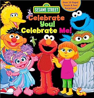 sesame street celebrate you celebrate me a peek and touch book 1st edition leslie kimmelman 0794438717,