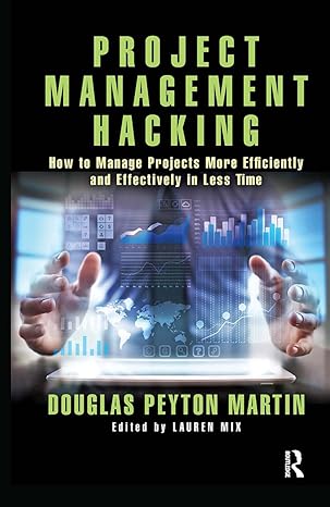 project management hacking 1st edition douglas martin 0367348969, 978-0367348960