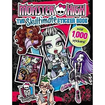 monster high the skultimate sticker book 1st edition mattel 0316277061, 978-0316277068