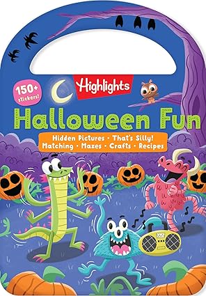 halloween fun a wipe clean halloween activity book for kids ages 36 with over 150 stickers puzzles crafts