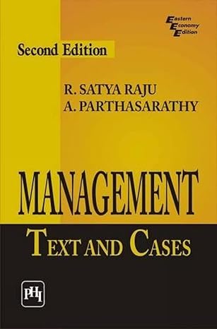 management text and cases 1st edition satyaraju/parthasarathy 8120338790, 978-8120338791
