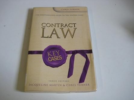 key cases contract law 1st edition chris turner 0340915005, 978-0340915004