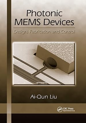 photonic mems devices design fabrication and control 1st edition ai qun liu 0367386941, 978-0367386948