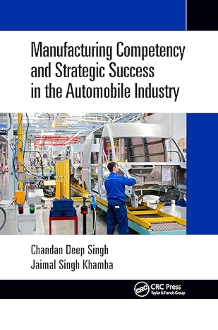 manufacturing competency and strategic success in the automobile industry 1st edition jaimal singh khamba