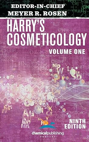 harrys cosmeticology volume 1 1st edition meyer r rosen 0820601764, 978-0820601762