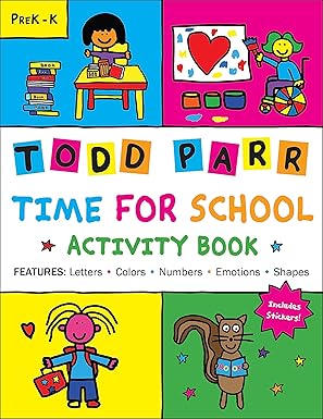 time for school activity book 1st edition todd parr 0316706612, 978-0316706612