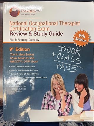 therapyeds national occupational therapy certification exam review and study guide 1st edition rita p fleming